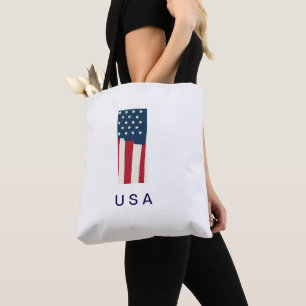 Amerikaanse vlag met Tas