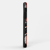 Amerikaanse vlag met veteranen Silhouettes Case-Mate iPhone Case (Achterkant/rechts)