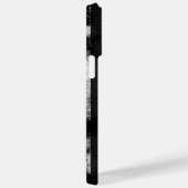 Amerikaanse vlag met zwarte en witte vlag Case-Mate iPhone case (Achterkant / Rechts)