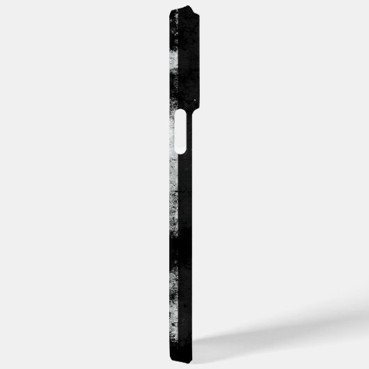 Amerikaanse vlag met zwarte en witte vlag Case-Mate iPhone case (Achterkant / Rechts)