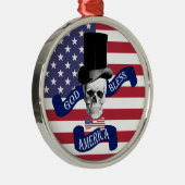 Amerikaanse vlag metalen ornament (Rechts)