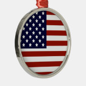 Amerikaanse vlag metalen ornament (Rechts)