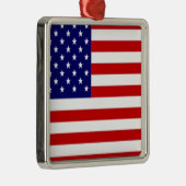 Amerikaanse vlag metalen ornament (Rechts)