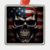Amerikaanse vlag metalen ornament (Voorkant)