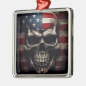 Amerikaanse vlag metalen ornament (Links)