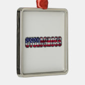 Amerikaanse vlag metalen ornament (Rechts)