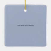 Amerikaanse vlag militair begrafenismonument keramisch ornament (Achterkant)