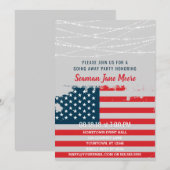 Amerikaanse vlag Militair onderweg naar de partij Kaart (Voorkant / Achterkant)