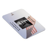 Amerikaanse vlag Militaire begrafenis foto Magneet (Rechterzijde)