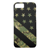 Amerikaanse vlag militaire digitale camouflage Case-Mate iPhone case (Achterkant)