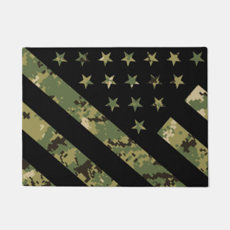 Amerikaanse vlag militaire digitale camouflage deurmat