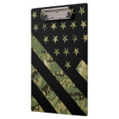 Amerikaanse vlag militaire digitale camouflage klembord (Links)