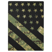 Amerikaanse vlag militaire digitale camouflage klembord (Achterkant)