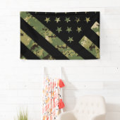 Amerikaanse vlag militaire digitale camouflage spandoek (Insitu)