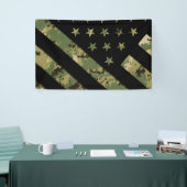 Amerikaanse vlag militaire digitale camouflage spandoek (Beurs)