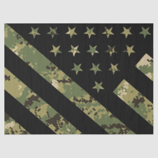 Amerikaanse vlag militaire digitale camouflage tissuepapier