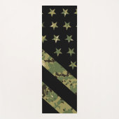 Amerikaanse vlag militaire digitale camouflage yogamat (Voorkant)