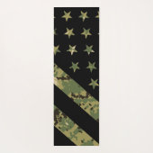 Amerikaanse vlag militaire digitale camouflage yogamat (Achterkant)