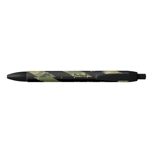 Amerikaanse vlag militaire digitale camouflage zwarte inkt pen (Achterkant)