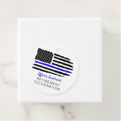 Amerikaanse vlag Militaire Pensioen Bedankjes Labels (In situ)