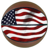 Amerikaanse vlag mini basketbal (Voorkant)