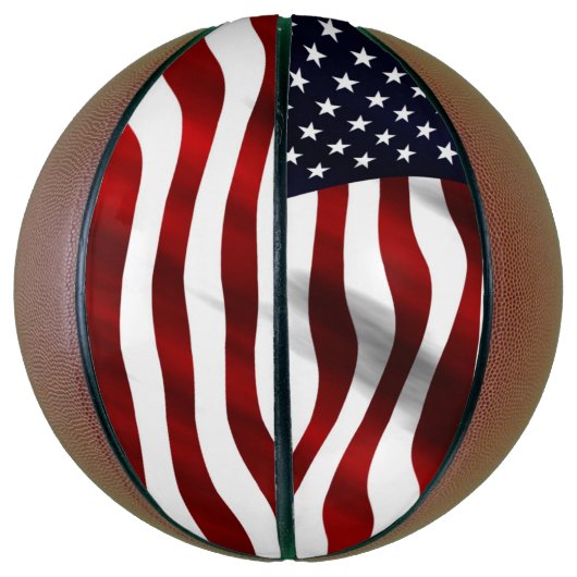 Amerikaanse vlag mini basketbal (Verticaal)
