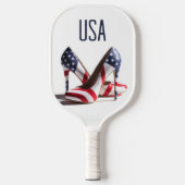 Amerikaanse vlag Mode pompen Pickleball Paddle (Voorkant)