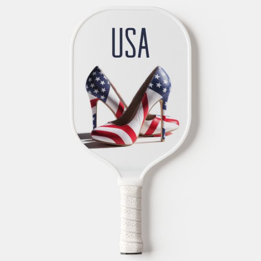 Amerikaanse vlag Mode pompen Pickleball Paddle (Voorkant)