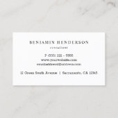 Amerikaanse vlag Modern consultant Visitekaartje (Achterkant)