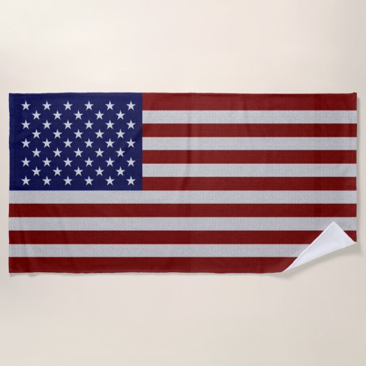 Amerikaanse  vlag - Moderne  handdoek (Voorkant)