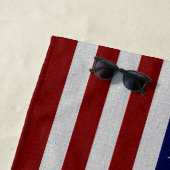 Amerikaanse  vlag - Moderne  handdoek (In situ)