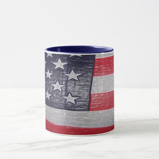 Amerikaanse vlag mok (Midden)