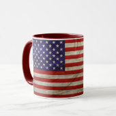 Amerikaanse vlag mok (Voorkant links)