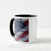 Amerikaanse vlag. mok (Voorkant links)