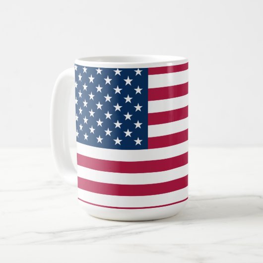 Amerikaanse vlag-Mok Koffiemok (Voorkant links)