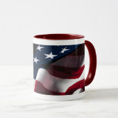 Amerikaanse vlag-Mok Mok (Voorkant rechts)