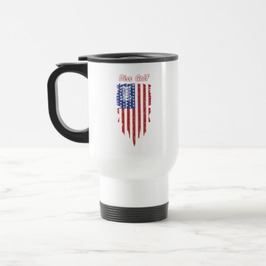 Amerikaanse vlag-Mok Reisbeker (Links)