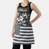 Amerikaanse vlag - Monochrome Camo Custom Schort (Insitu)