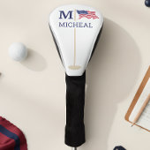 Amerikaanse Vlag Monogram Naam Golfheadcover