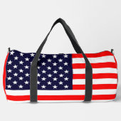 Amerikaanse vlag monogram patriottische grote plun plunjezak (Voorkant)