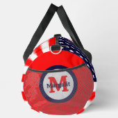 Amerikaanse vlag monogram patriottische grote plun plunjezak (Rechts)