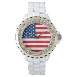 Amerikaanse vlag mooi horloge