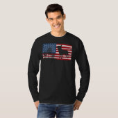 Amerikaanse vlag Morel paddenstoel Amp Chihuahua M T-shirt (Voorkant volledig)
