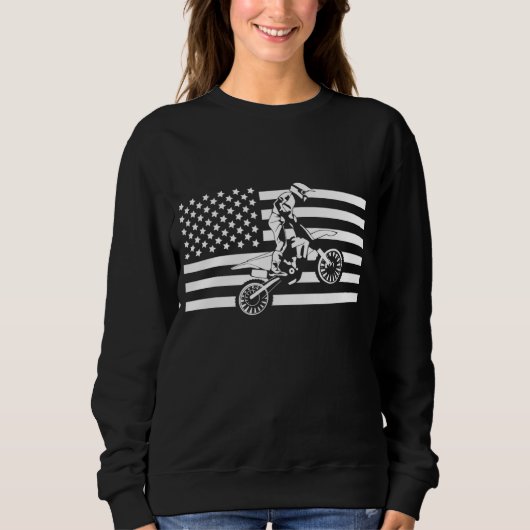 Amerikaanse vlag Motocross Apparel - Motocross Dir Trui (Voorkant)