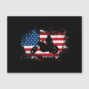 Amerikaanse vlag motorfiets grappige sport liefheb