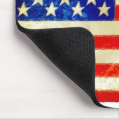 Amerikaanse vlag mousepad 4 juli muismat (Hoek)