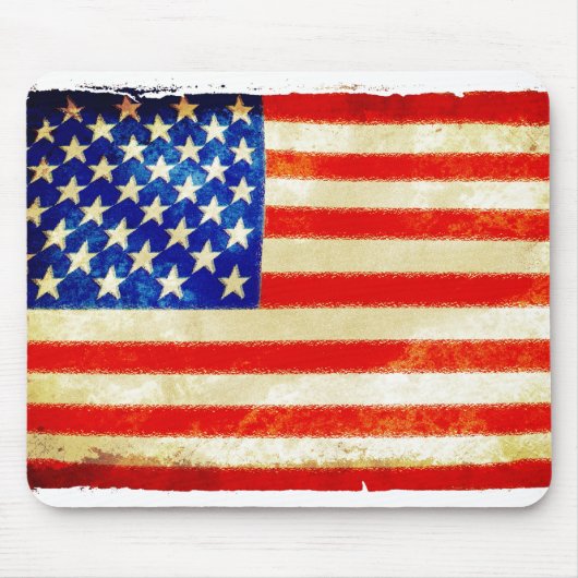 Amerikaanse vlag mousepad 4 juli muismat (Voorkant)