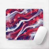 Amerikaanse vlag Mousepad Muismat (Met muis)
