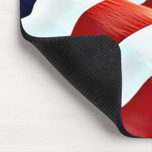 Amerikaanse vlag Mousepad Muismat (Hoek)