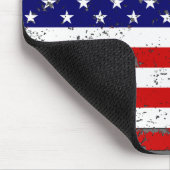 Amerikaanse vlag Mousepad Muismat (Hoek)